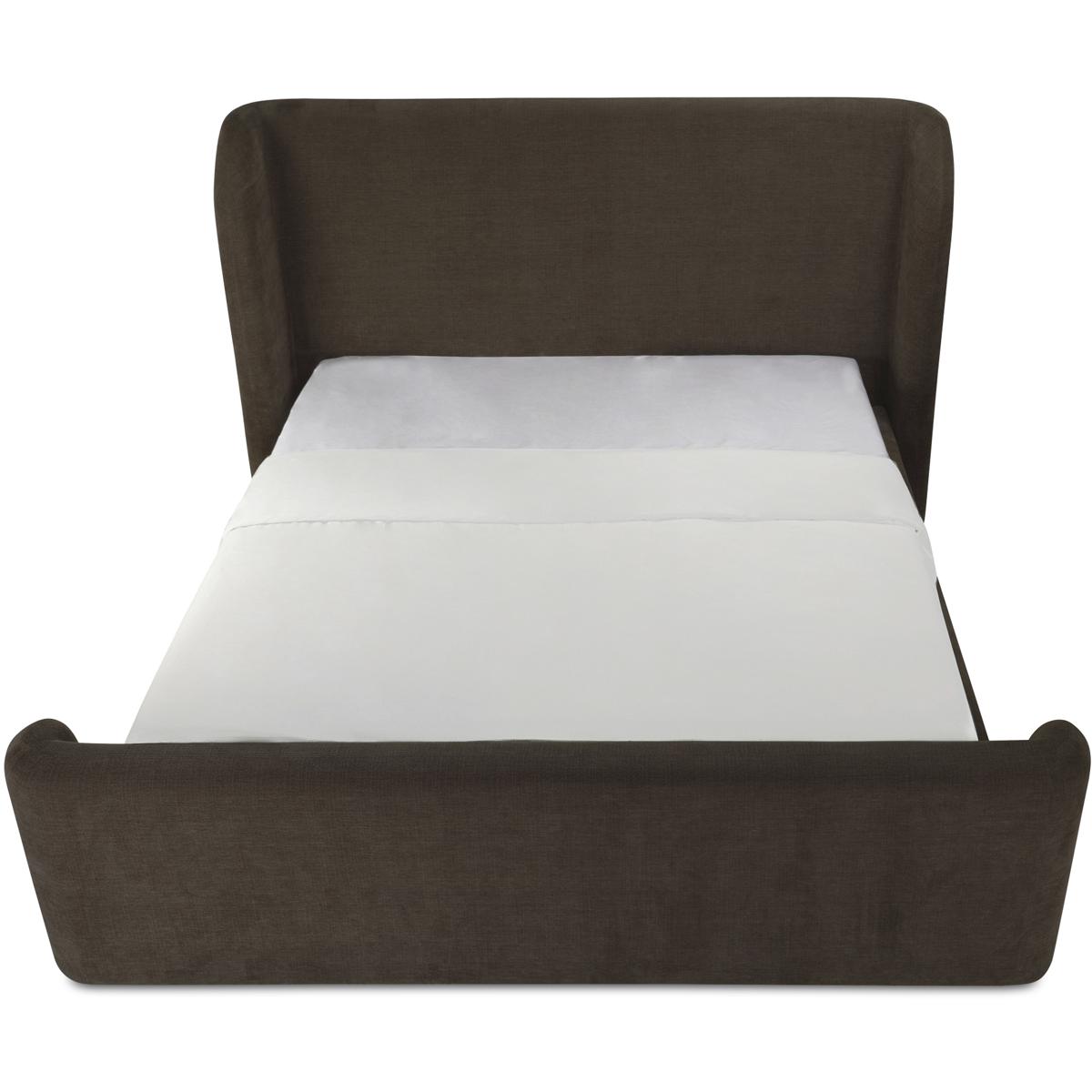 Moe's Home Collection RN-1153-03-0 Sophia Brown Bed, King